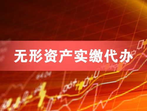 昭通无形资产实缴资本代办